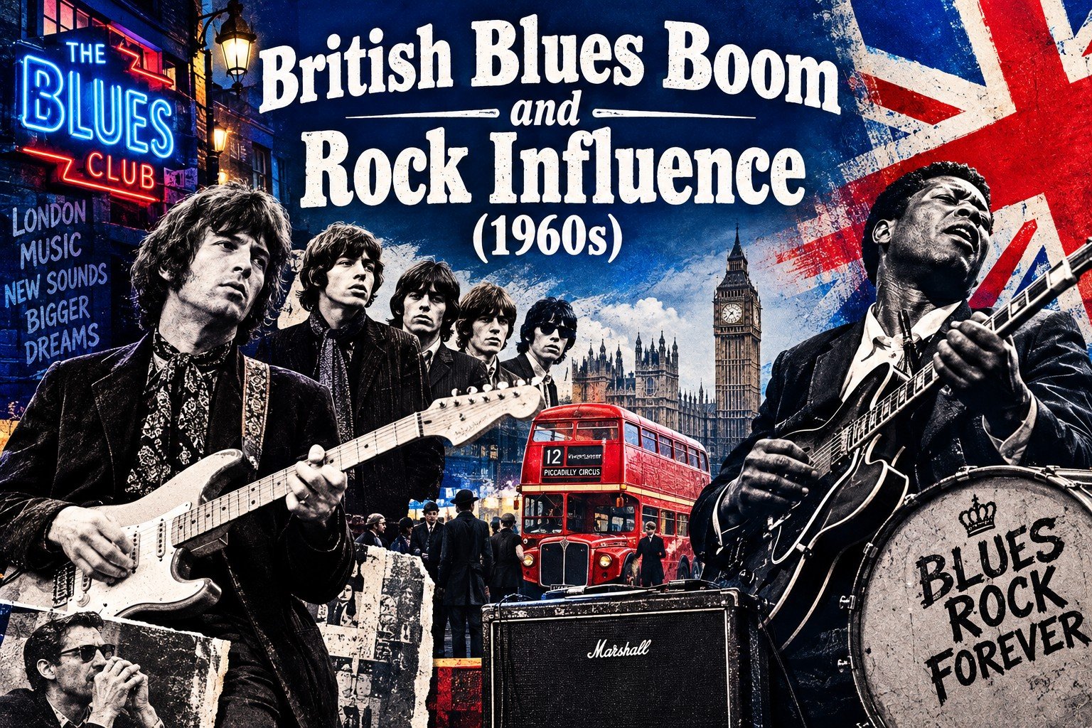 British Blues Boom and Rock Influence (1960s)